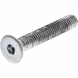 Taille de filetage = M4 Longueur = 25mm Forme de tête = Vis fraisée à tête creuse hexagonale Matériau = Acier Finition = Galv ...