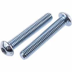 Taille de filetage = M6 Longueur = 35mm Forme de tête = Vis bombée à tête creuse hexagonale Standard DIN = ISO 7380 Matériau  ...