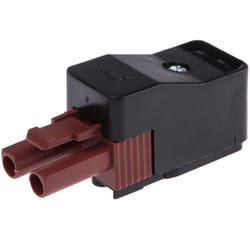 Bornier de raccordement Rs Pro 2 pôles , a visser, 16A ( Prix pour Paquet de 5 )