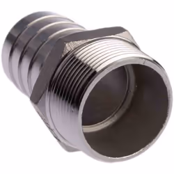 Raccord 1 = R 1-1/2" mâle Raccord 2 = Cannelé mâle 40 mm Type de raccord = Mamelon pour tuyau Taille du filetage 1 = 1-1/2pou ...