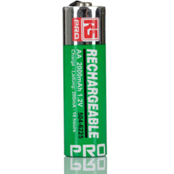 Batterie aa rechargeable 2Ah sortie Cosses Rs Pro NiMH, 1.2V ( Prix pour 1 )