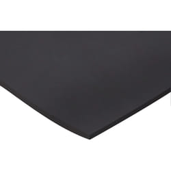 Rs Pro - Plaque caoutchouc Naturel noire, 1m x 600mm x 1.5mm ( Prix pour 1 )