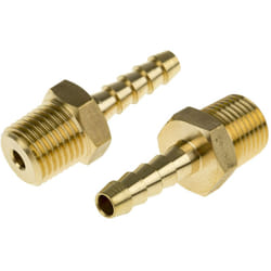 Rs Pro - Raccord de tuyau souple Droit, g 1/4' mâle Laiton ( Prix pour Paquet de 2 )