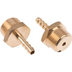 Rs Pro - Raccord de tuyau souple Droit, g mâle 1/2' Laiton ( Prix pour Paquet de 2 )
