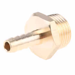 Diamètre interne du raccord = 5/16pouce Raccord fileté = G mâle 1/2" Matériau du corps = Laiton Genre du filetage = Mâle Tail ...