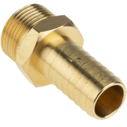 Raccord de tuyau souple RS PRO Droit, G 3/4" mâle Laiton ( Prix pour Paquet de 2 )