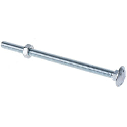 Boulon Acier, , Zingage brillant, M6 x 100mm ( Prix pour Sachet de 25 )