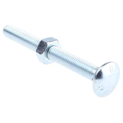 Boulon Acier, , Zingage brillant, M10 x 100mm ( Prix pour Sachet de 10 )