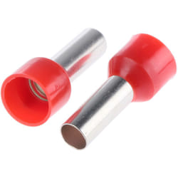 Rs Pro - Embout à sertir 10mm², Rouge, longueur 12mm ( Prix pour Sachet de 100 )