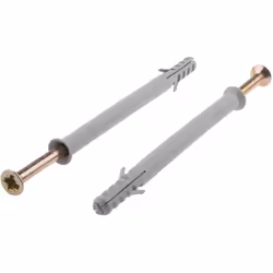 Pour matériau de châssis = Béton, Maçonnerie Diamètre de trous de fixation = 10mm Epaisseur maximum de fixation = 95mm Longue ...