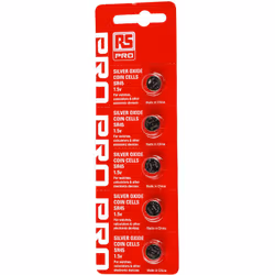 Taille = SR45 Chimie = Oxyde d'argent Tension nominale = 1.55V Capacité = 60mAh Type de terminaison = Standard Diamètre = 9.5 ...