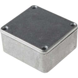 Rs Pro - Boîtier en Fonte d'aluminium, 60 x 54.9 x 30mm, Argent, Blindé ( Prix pour 1 )