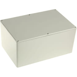 Rs Pro - Boîtier en Fonte d'aluminium, 222.2 x 146 x 106.5mm, Gris, Blindé ( Prix pour 1 )
