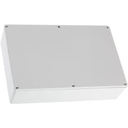 Rs Pro - Boîtier en Fonte d'aluminium, 222.1 x 145.9 x 55.9mm, Gris, Blindé ( Prix pour 1 )