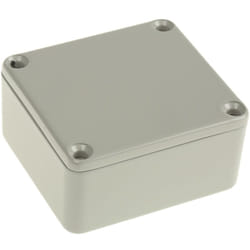 Rs Pro - Boîtier en Fonte d'aluminium, 60 x 54.9 x 30mm, Gris, Blindé ( Prix pour 1 )