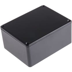 Rs Pro - Boîtier en Fonte d'aluminium, 114.7 x 89.7 x 55.1mm, Noir IP66, Blindé ( Prix pour 1 )