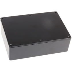 Rs Pro - Boîtier en Fonte d'aluminium, 171.9 x 120.9 x 55mm, Noir IP66, Blindé ( Prix pour 1 )