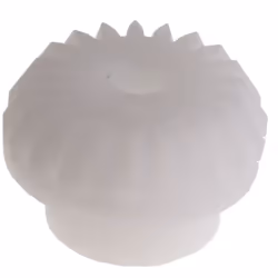 Module = 1 Matériau = POM Type d'engrenage = Conique Nombre de dents = 20 Rapport d'engrenage nominal = 2:1 Pas = 1mm Angle d ...