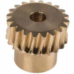 Module = 1 Matériau = Bronze Diamètre Primitif = 20.16mm Diamètre du moyeu = 16mm Largeur de face = 20mm Nombre de dents = 20 ...