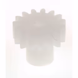 Module = 0.5 Nombre de dents = 15 Matériau = POM Diamètre d'alésage = 2mm Diamètre du moyeu = 4.5mm Diamètre Primitif = 7.5mm ...