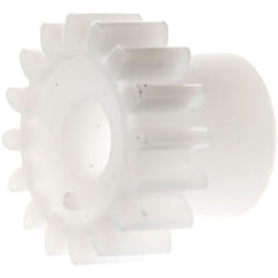 Pignon RS PRO module 0.5, 16 dents , alésage de 3mm en POM ( Prix pour 1 )