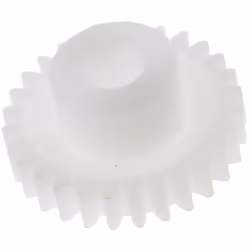 Module = 0.5 Nombre de dents = 28 Matériau = POM Diamètre d'alésage = 4mm Diamètre du moyeu = 8mm Diamètre Primitif = 14mm La ...