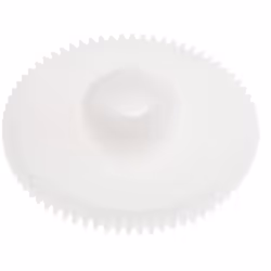 Module = 0.5 Nombre de dents = 72 Matériau = POM Diamètre d'alésage = 6mm Diamètre du moyeu = 14mm Diamètre Primitif = 36mm L ...