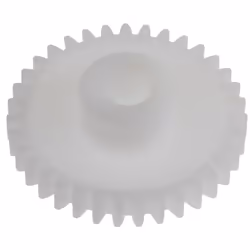 Module = 0.8 Nombre de dents = 35 Matériau = POM Diamètre d'alésage = 6mm Diamètre du moyeu = 12mm Diamètre Primitif = 28mm L ...