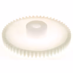 Module = 0.8 Nombre de dents = 56 Matériau = POM Diamètre d'alésage = 6mm Diamètre du moyeu = 14.5mm Diamètre Primitif = 44.8 ...