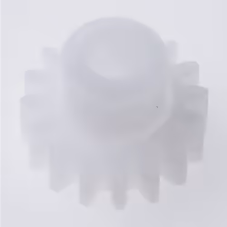 Module = 1 Nombre de dents = 16 Matériau = POM Diamètre d'alésage = 5mm Diamètre du moyeu = 10mm Diamètre Primitif = 16mm Lar ...