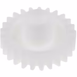 Module = 1 Nombre de dents = 25 Matériau = POM Diamètre d'alésage = 5mm Diamètre du moyeu = 11.7mm Diamètre Primitif = 25mm L ...