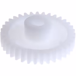 Module = 1 Nombre de dents = 35 Matériau = POM Diamètre d'alésage = 6mm Diamètre du moyeu = 14mm Diamètre Primitif = 35mm Lar ...