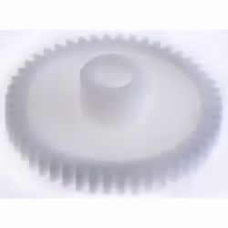 Module = 1 Nombre de dents = 48 Matériau = POM Diamètre d'alésage = 8mm Diamètre du moyeu = 16mm Diamètre Primitif = 48mm Lar ...