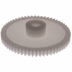 Module = 1 Nombre de dents = 60 Matériau = POM Diamètre d'alésage = 8mm Diamètre du moyeu = 18mm Diamètre Primitif = 60mm Lar ...