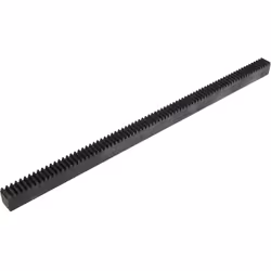 Module = 2 Matériau = Acier Longueur hors-tout = 500mm Nombre de dents = 80 Hauteur centrale du pas = 23mm Largeur de face =  ...