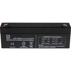 Rs Pro - Batterie au plomb étanche 12V 2.3Ah cyclique ( Prix pour 1 )