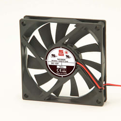 Ventilateur axial Rs Pro 12 v dc, 51m³/h, 80 x 80 x 15mm, 2.3W ( Prix pour 1 )