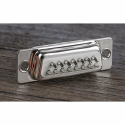 Nombre de contacts = 15 Genre = Mâle Orientation du corps = Droit Type de montage = Montage panneau Pas = 2.77mm Type de conn ...