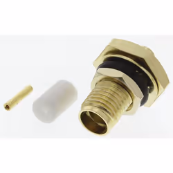 Type de connecteur coaxial = Connecteur SMA Type de montage = Montage panneau Type de raccordement = A sertir Orientation du  ...