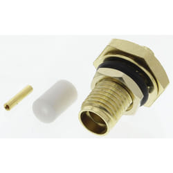 Connecteur coaxial Rs Pro Femelle Droit, raccordement a sertir Montage panneau ( Prix pour 1 )