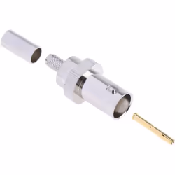 Type de connecteur coaxial = Connecteur BNC Type de montage = Montage sur câble Impédance = 50O Type de raccordement = A sert ...