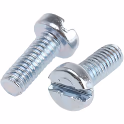 Forme de tête = Cylindrique Type d'entrainement = Plat Standard DIN = DIN 84 Longueur métrique = 10mm Taille de filetage métr ...