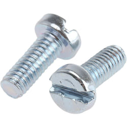 Vis à métaux Rs Pro M4 à tête Cylindrique fendue en Acier, 10mm ( Prix pour Sachet de 100 )