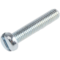 Rs Pro - Vis à métaux M4 à tête Cylindrique fendue en Acier, 20mm ( Prix pour Sachet de 100 )