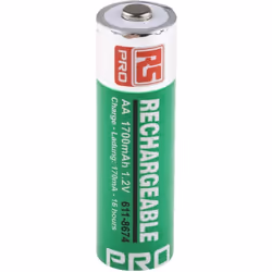 Capacité = 1.7Ah Chimie = NiMH Taille = AA Tension nominale = 1.2V Gamme de température de fonctionnement = -20 ? +65°C Type  ...