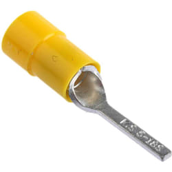 Rs Pro - Cosse à sertir type languette, 2mm x 1mm, Jaune 10AWG 6mm² 12AWG 4mm² Non-Enveloppé