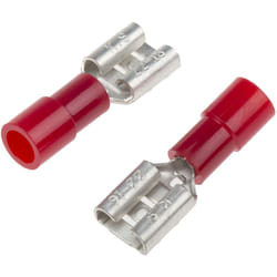 Rs Pro - Cosse faston Isolé, Rouge