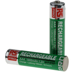 Batterie aaa rechargeable 1Ah Rs Pro Prix pour Paquet de 4 )
