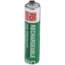 Capacité = 1Ah Type de terminaison = Cosses Tension nominale = 1.2V Taille = AAA Chimie = NiMH Gamme de température de foncti ...