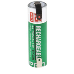 Batteries aa rechargeables 2.6Ah sortie Cosses Rs Pro NiMH, 1.2V ( Prix pour Paquet de 1 )